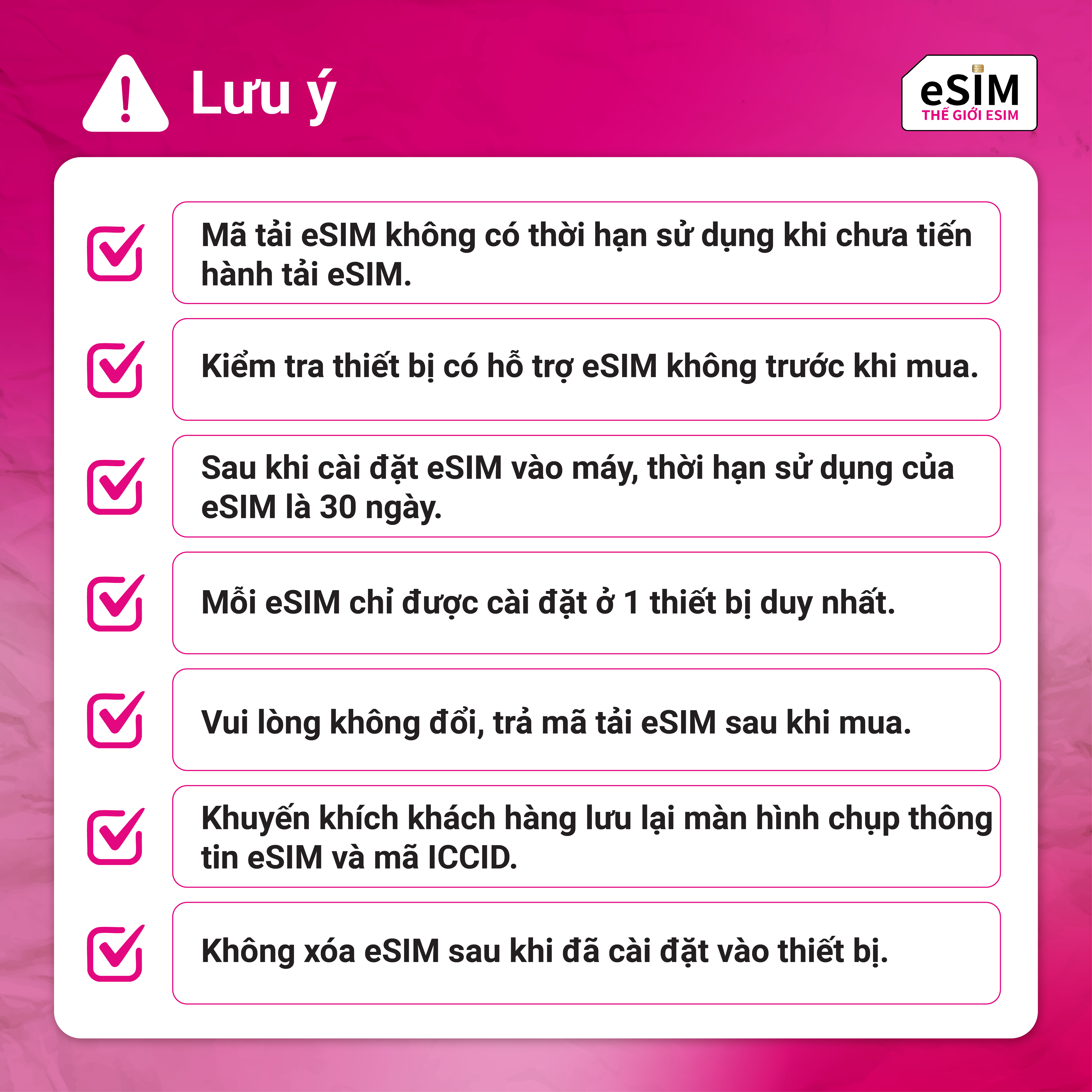 Cần kiểm tra dòng máy phù hợp và chọn đúng gói data trước khi quét mã QR